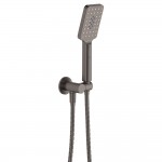 Tono Hand Shower, Round Plate, Gun Metal Tono Hand Shower, Round Plate, Gun Metal